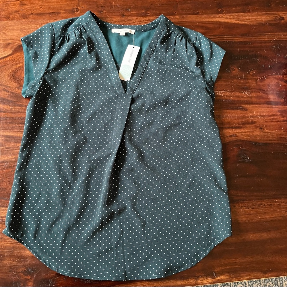 Fun2Fun Cap Sleeved Blouse